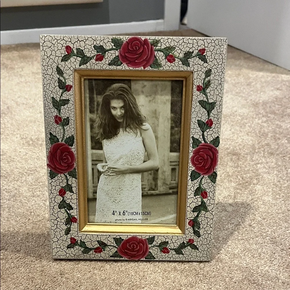 Rose Garden Mosaic Picture Frame